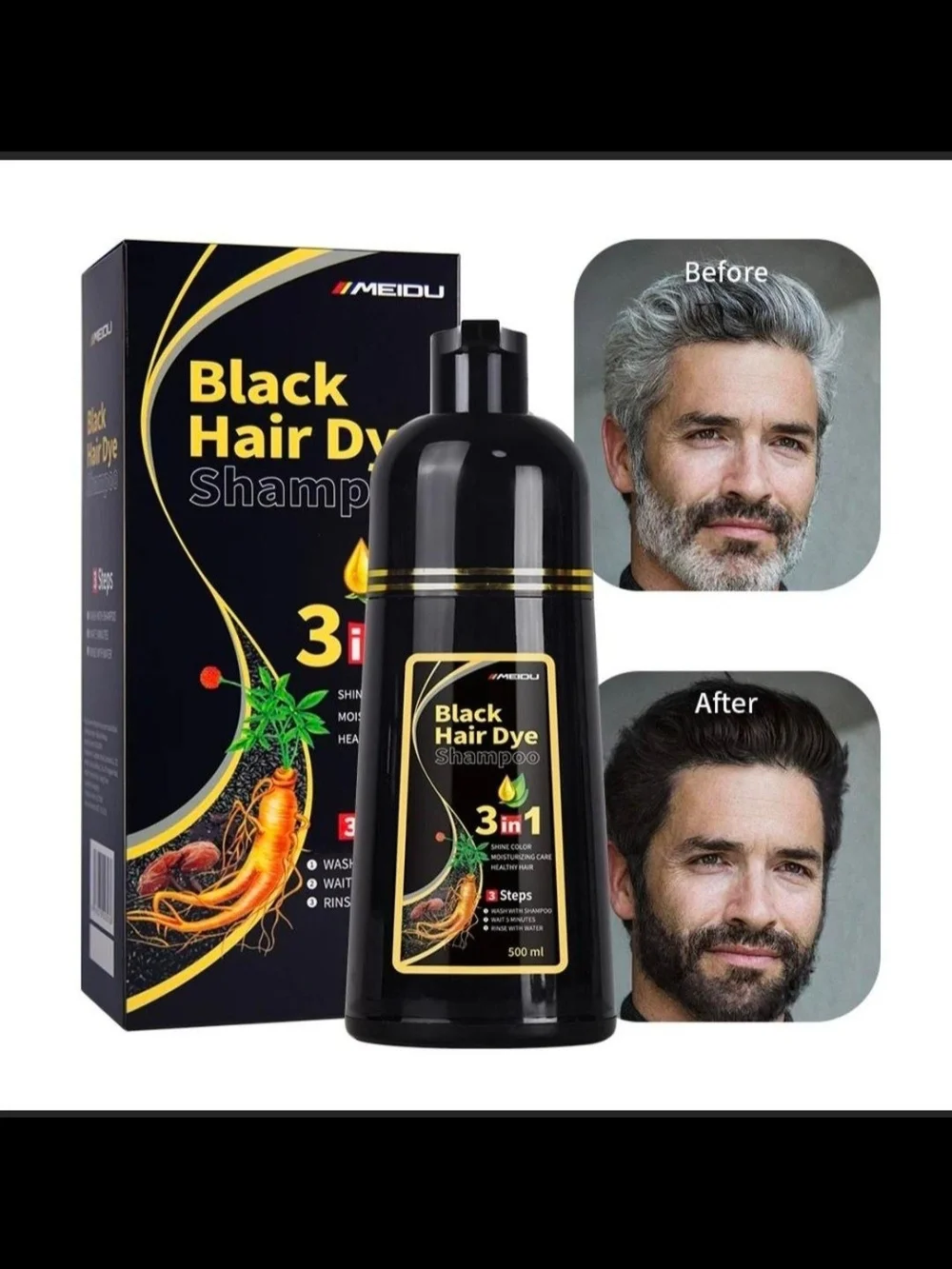 N/A black hair